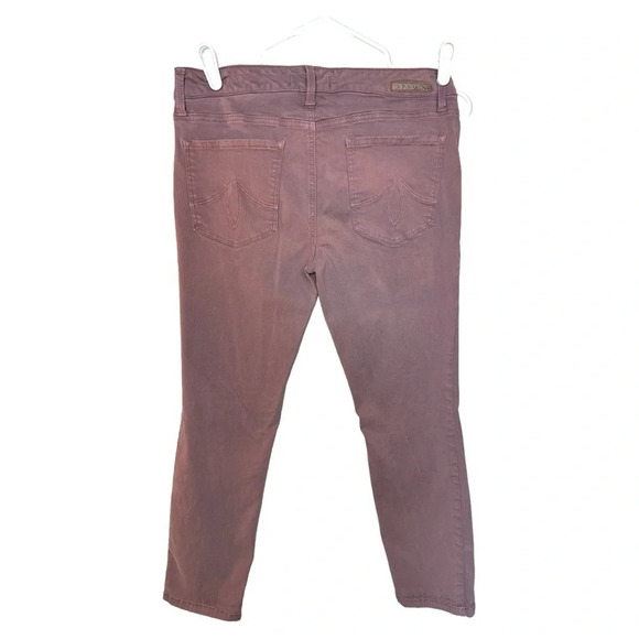 Anthropologie Level 99 Lily Skinny Straight Mauve/Purple Size 30 Petite - Picture 2 of 10